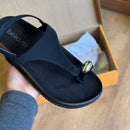 Sandália Beira Rio Plataforma Detalhe Dourado 8524.109