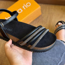 Sandália Beira Rio Tiras de Strass 8523.118