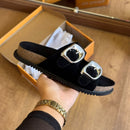 Sandália Papete Beira Rio Detalhe Dourado 8523.116