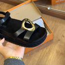 Sandália Papete Beira Rio Circulo Dourado 8546.207