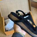 Sandália Beira Rio Plataforma Detalhe Dourado 8524.109