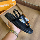 Sandália Beira Rio Detalhe Dourado 8513.113