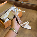 Sandália Beira Rio Salto Bloco com Tiras Finas 8436.213