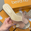 Sandália Rasteira Metalizada Beira Rio 8519.110