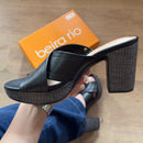 Sandália Beira Rio Salto Bloco Tiras Cruzadas 8371.221