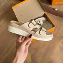 Sandália Beira Rio Tamanco Anabela 8575.101