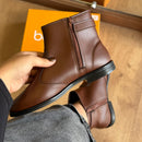 Bota Beira Rio Cano Curto Detalhe Dourado 9085 110