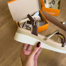 Sandália Beira Rio Tamanco Tiras Finas 8575.103