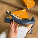 Sandália Beira Rio Salto Bloco e Bico Fino 4182.220