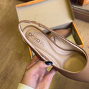 Sandália Beira Rio Salto Bloco e Bico Fino 4182.220