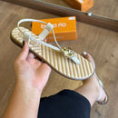Sandália Beira Rio Detalhe Dourado 8519.120