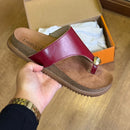 Sandália Papete Beira Rio Detalhe Dourado no Dedo 8524.110