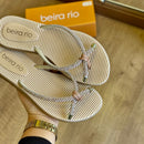 Chinelo Beira Rio Tira de Brilho 8395.227