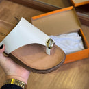 Sandália Papete Beira Rio Detalhe Dourado no Dedo 8524.110